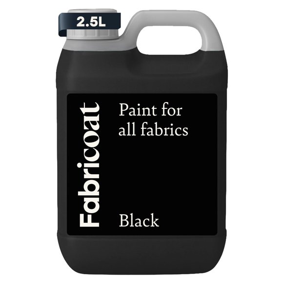 Pintura para Tela Fabricoat 2,5 L Negro Acabado Suave