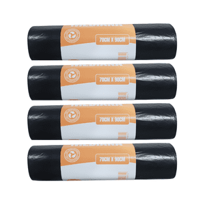 Genérico - Pack 4 Rollos Bolsas De Basura Mediana 70X90Cm