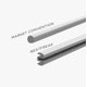 thumbnail image 4 of Hangers Neatfreak Slim, antideslizante, marco en W, plástico blanco (40), 4 of 7