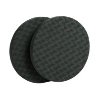 Magideal - 2 Piezas De Rodilleras Redondas De Apoyo De 1,5 Cm De Grosor, Antideslizantes Para Rodillas, Codos, Muñecas Y Manos Para Equilibrar En La Oficina, Par Negro