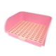 thumbnail image 2 of Caja De Arena Para Mascotas Bandeja De Inodoro De Esquina Sartén Orinal Entrenador Jaula De Conejo Adulto Rosa, 2 of 5