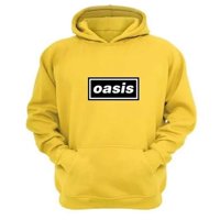 Genérico - Polerón Canguro Oasis Amarillo Talla M Unisex