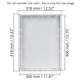 thumbnail image 3 of Panel de acceso para fontanería HVAC OV, 30 x 40 cm, plástico ABS, blanco, 3 of 7