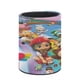 thumbnail image 3 of Rainbow Ruby-theme Cylinder Pen Holder Pencil Organizer with Flannel Lining PVC Leather Material Cardboard Base for study work 10*8CM, 3 of 6