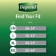 thumbnail image 2 of Ropa interior para incontinencia Depend Fit-Flex para hombre, talla XL, 26 pulgadas, 2 of 8
