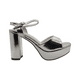 thumbnail image 1 of SANDALIAS POLICE DE FIESTA GRAY SS24PO107 - Talla 37, 1 of 5
