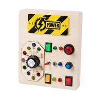 Bothyi - Montessori Busy Board Switch Light Toy Para Niños Aprendizaje Preescolar