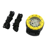 Ioensy - Brújula De Buceo Equipo De Buceo Impermeable Para Senderismo Navegación Deportes Al Aire Libre Amarillo