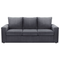 Bodevir - Sofa Kendy 3Cg Felpa 30 Gris