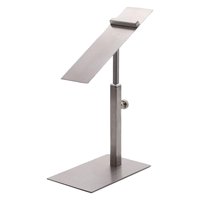 Magideal - Exhibición Para El Soporte Del Estante Del Zapato, Elevador Ajustable Del Zapato Del Soporte Del Almacenamiento Del Acero Inoxidable, Para La Tienda D , Plata Mate