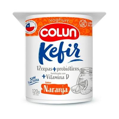 Yoghurt Kefir Naranja 120 G Colun