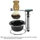 thumbnail image 4 of Juego de soporte y cuenco de afeitado de acero inoxidable, soporte para brocha de afeitar, tazón para jabón de afeitar, taza para hombres, removedor de barba, 4 of 8