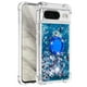 thumbnail image 2 of Funda Para Google Pixel 8 Con Brillo Líquido, Protección Completa Y Soporte De Anillo Giratorio, 2 of 4