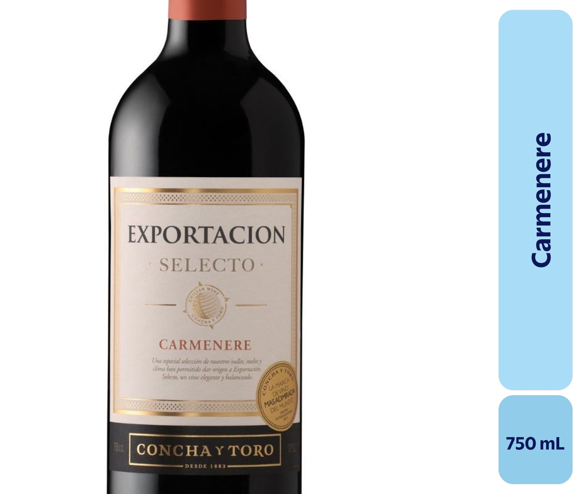 Vino Carménère Botella 750 mL Exportacion Selecto