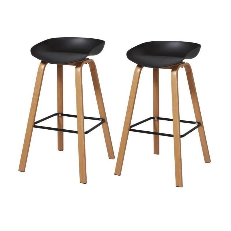 Cori Cori - Pack 2 Taburetes Black Nordic Negro