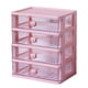 thumbnail image 5 of Organizador De Cajones De Escritorio Estuche Organizador De Cosméticos Para Tocador 4 Cajones Rosa, 5 of 5