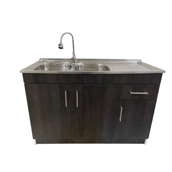 Kit Lavaplatos con mueble 120x50 Doble Expresso Secador Derecho