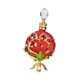 thumbnail image 2 of Recipiente Para Fragancia De 30 Ml Con Decoración De Flores Botella De Perfume De Cristal Elegante 30 Ml 5,7 X 14 Cm Rojo, 2 of 5