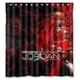thumbnail image 1 of Cortina de ducha con estampado de Michael Jordan en un solo lado, juego de cortinas de baño con ganchos, tamaño 66 x 72 pulgadas, 1 of 3