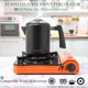 thumbnail image 2 of Cafetera Mixpresso de acero inoxidable negro, 1,1 L, 5 a 8 tazas, 2 of 7