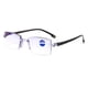 thumbnail image 1 of Gafas de presbicia con doble luz, gafas con zoom inteligente, borde de corte de diamante sin marco, gafas de presbicia con luz azul, tanto de cerca como de lejos, de doble uso, 1 of 5