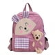 thumbnail image 1 of 1pc Children's Cartoon Rabbit Plaid Backpack With Plush Teddy Bear, Sweet Cute Lightweight Backpack Casual Travel Backpack Kindergarten Kids School Bag, 1 of 3