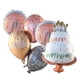 thumbnail image 1 of Kit De Decoración Para Fiestas Con Globos Grandes De Felicitación De Cumpleaños En Oro Rosa, 1 of 5