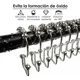 thumbnail image 3 of 12 Ganchos Cortinas Baño Ducha Metálicos Deslizantes Norplat, 3 of 3