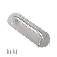 Genérica - Tirador Para Puerta Principal Acero Inoxidable 8 Pulgadas Satinado Liso, Tornillos Incluidos