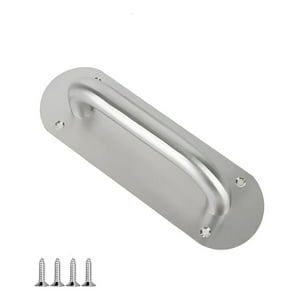 Genérica - Tirador Para Puerta Principal Acero Inoxidable 8 Pulgadas Satinado Liso, Tornillos Incluidos