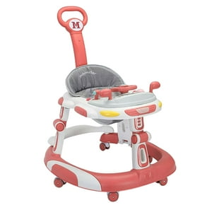 Mundo Online - Andador Caminadora Bebe Plegable Autito Con Sonido Fucsia