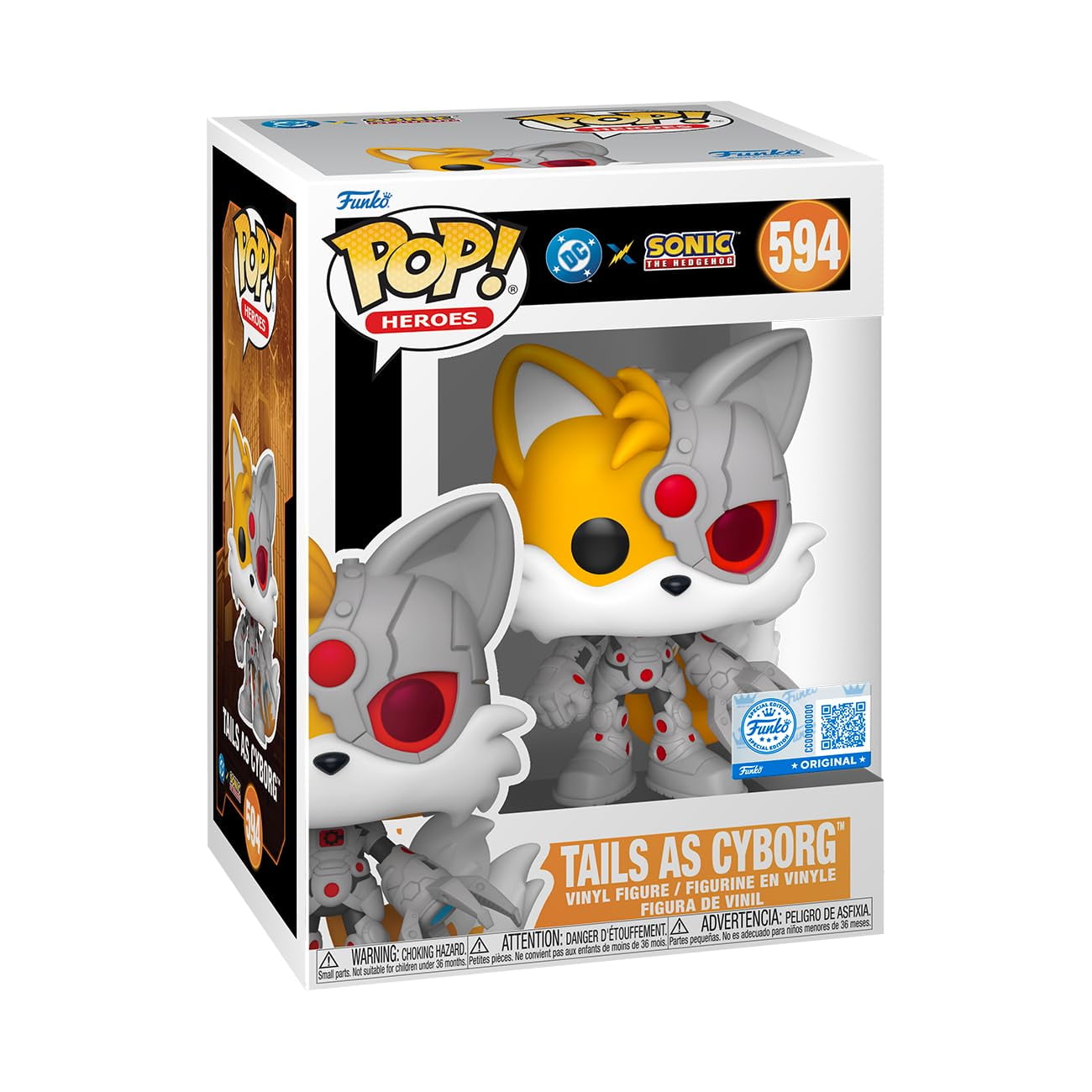 Figura Funko Pop! Tails As Cyborg (9,5 Cm)
