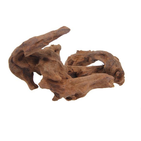 Madera de deriva para acuario emours pequeña de 13 cm, hundible