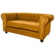 thumbnail image 2 of Sofá Chesterfield 2C Felpa Canela, 2 of 2