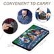 thumbnail image 4 of Maple Porta Pasaporte y Cartera de Viaje Premium de Cuero PU, Funda de Pasaporte Bloqueo RFID con Ranuras para Tarjetas de Crédito, Estuche para Libro de Pasaporte para Familia 10cm × 15cm, 4 of 6