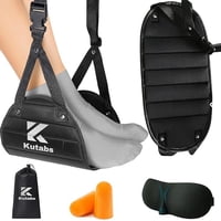 Hamaca Para Pies Kutabs Para Avión O Viaje Con Máscara Para Dormir Y Tapones Para Los Oídos