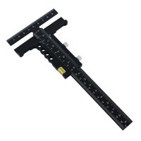 Magideal - Lápiz En Forma De T Para Carpintería, Herramienta Profesional De Bricolaje-Anreiß, Resistente Al Desgaste, Hecho De Aleación De Aluminio, Línea De Mar Con Ajuste Fino