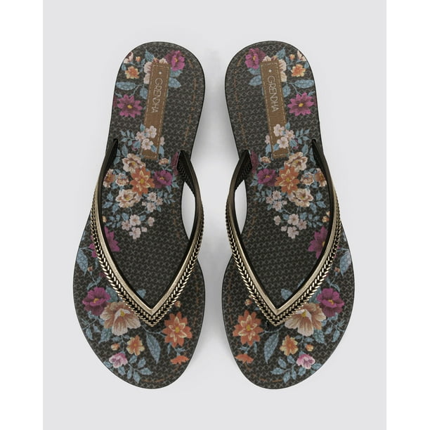 Sandalia Mujer Negro/Azul Acai Energy Grendha