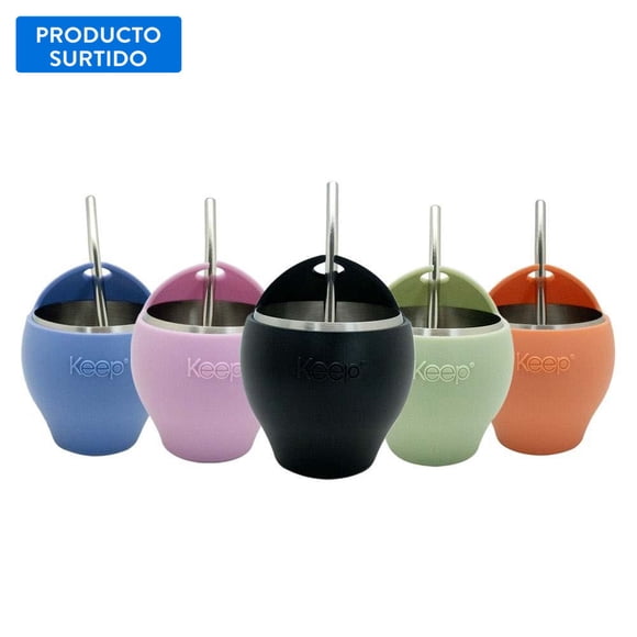 Set Mate 230ml acero, color surtido, 1 Un