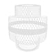 thumbnail image 2 of Colgando Colgante Luz Pantalla Montaje Iluminación Alambre De Metal Luz Jaula Cubierta Blanco, 2 of 5