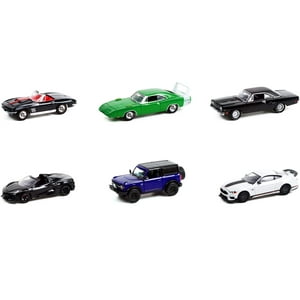 Maquetas De Coches A Presión Greenlight Barrett Jackson Scottsdale, Juego De 6 Unidades, Serie 8 1/64