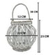 thumbnail image 3 of Candelabro Porta Vela Mimbre Rustico Redondo Terraza Blanco, 3 of 9