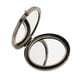 thumbnail image 1 of Bolsillo plegable premium de viaje 1pc espejo de maquillaje compacto de dos lados cobrizo, 1 of 5