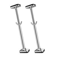 Ioensy - 2 Soportes Para Lavabo Bajo Encimera De Estilo Rústico (L)