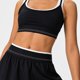 thumbnail image 3 of Conjunto Deportivo Flada Short + Peto Deportivo Spandex Elástico Tallas S-M-L Negro, 3 of 4