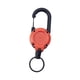 thumbnail image 4 of Llavero Retráctil Resistente Con Carrete Para Acampar Al Aire Libre Y Pescar, Color Naranja, 4 of 5