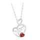 thumbnail image 2 of Regalos Para Mamá Joyería Colgante Regalos De Cumplea?os Collar Para Mamá Para Abuela Su Madre Diamantes De Imitación Rojos, 2 of 5
