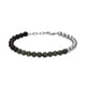 thumbnail image 1 of Pulsera Armani Exchange de perlas serpentinas verdes de acero inoxidable, 1 of 5