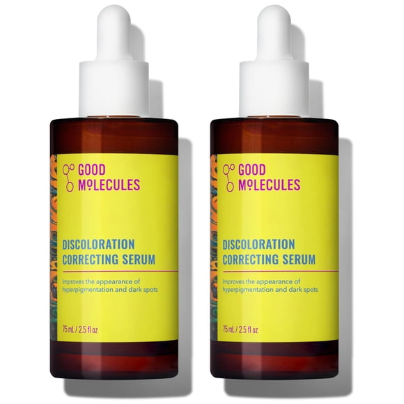 Good Molecules Pack de 2 Sérums Correctores de Despigmentación – 75 ml / 2.5 fl oz Cada Uno | Sérum Facial Ligero con Ácido Tranexámico y Niacinamida para una Piel de Tono Uniforme