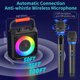thumbnail image 4 of JYX Máquina de Karaoke para Niños y Adultos, Sistema de Karaoke para el Hogar con 2 Micrófonos, Altavoz Bluetooth con Luz para Fiestas, 4 of 9